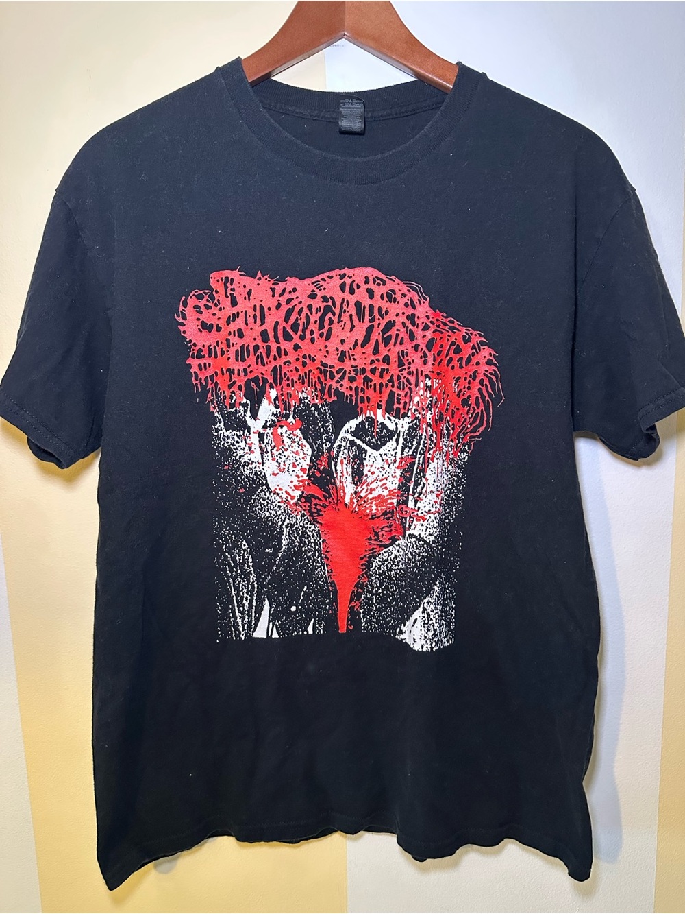 Sanguisugabogg "The Devil's Eyes" Death Metal Band T-Shirt Size M Black Gildan